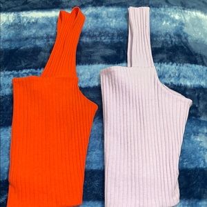 TWO AMERICAN EAGLE CROP TOPS